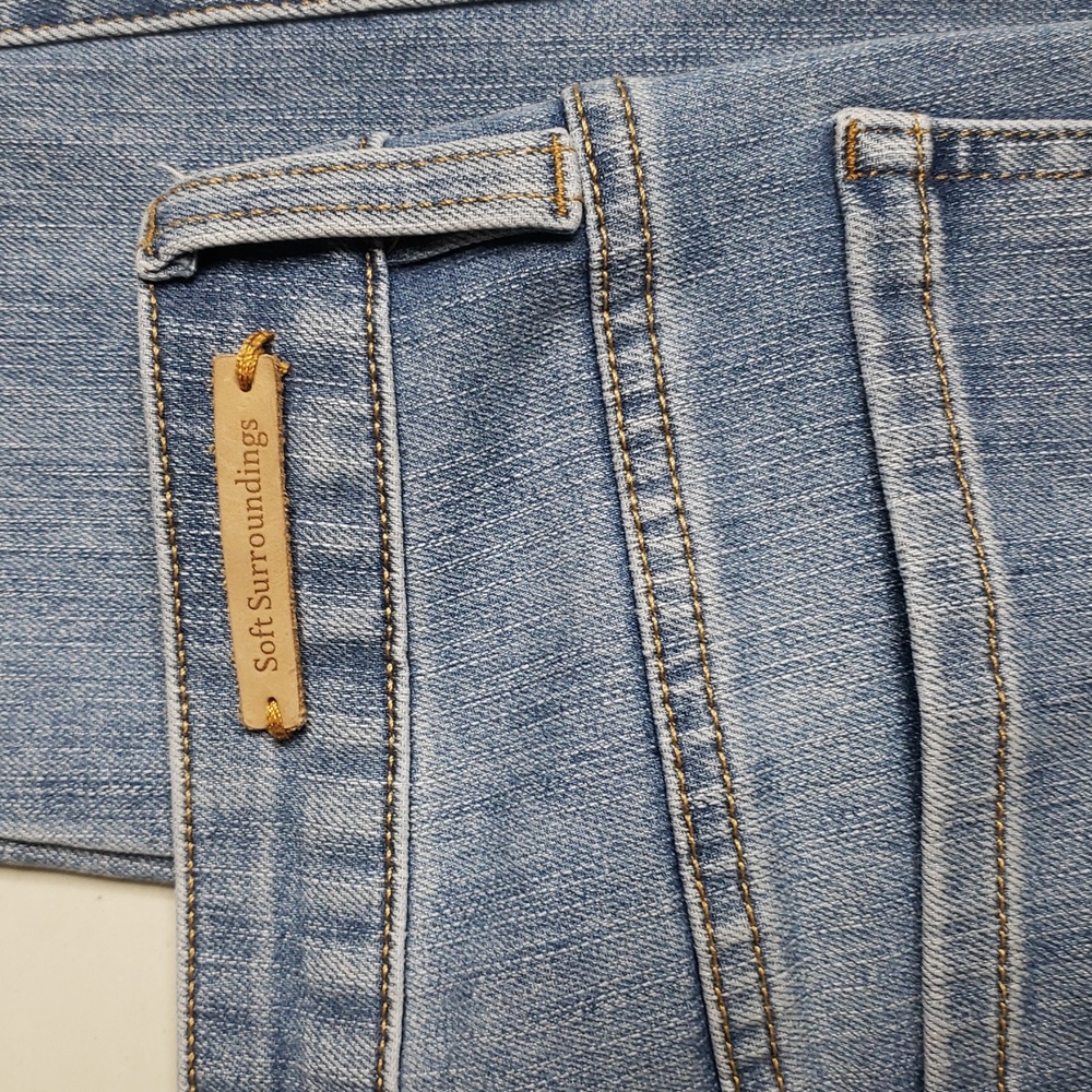 Soft Surroundings The Ultimate Skinny Embellished Cropped Pants Size 8 Casual - Picture 16 of 16